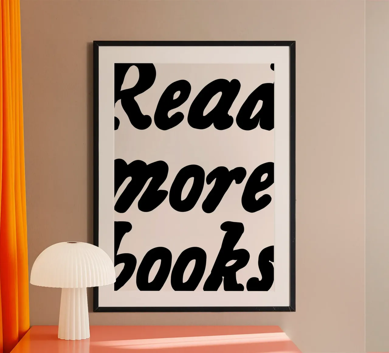 Leer más Libros Retro Typography Art Print poster de vintagepod