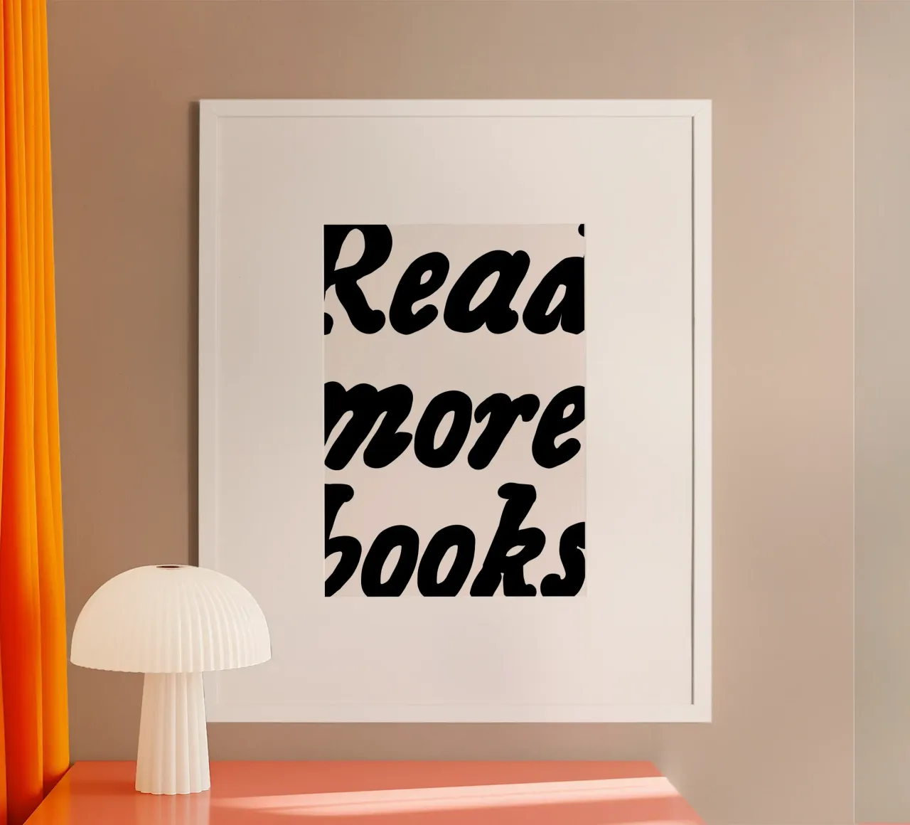 Leer más Libros Retro Typography Art Print poster de vintagepod