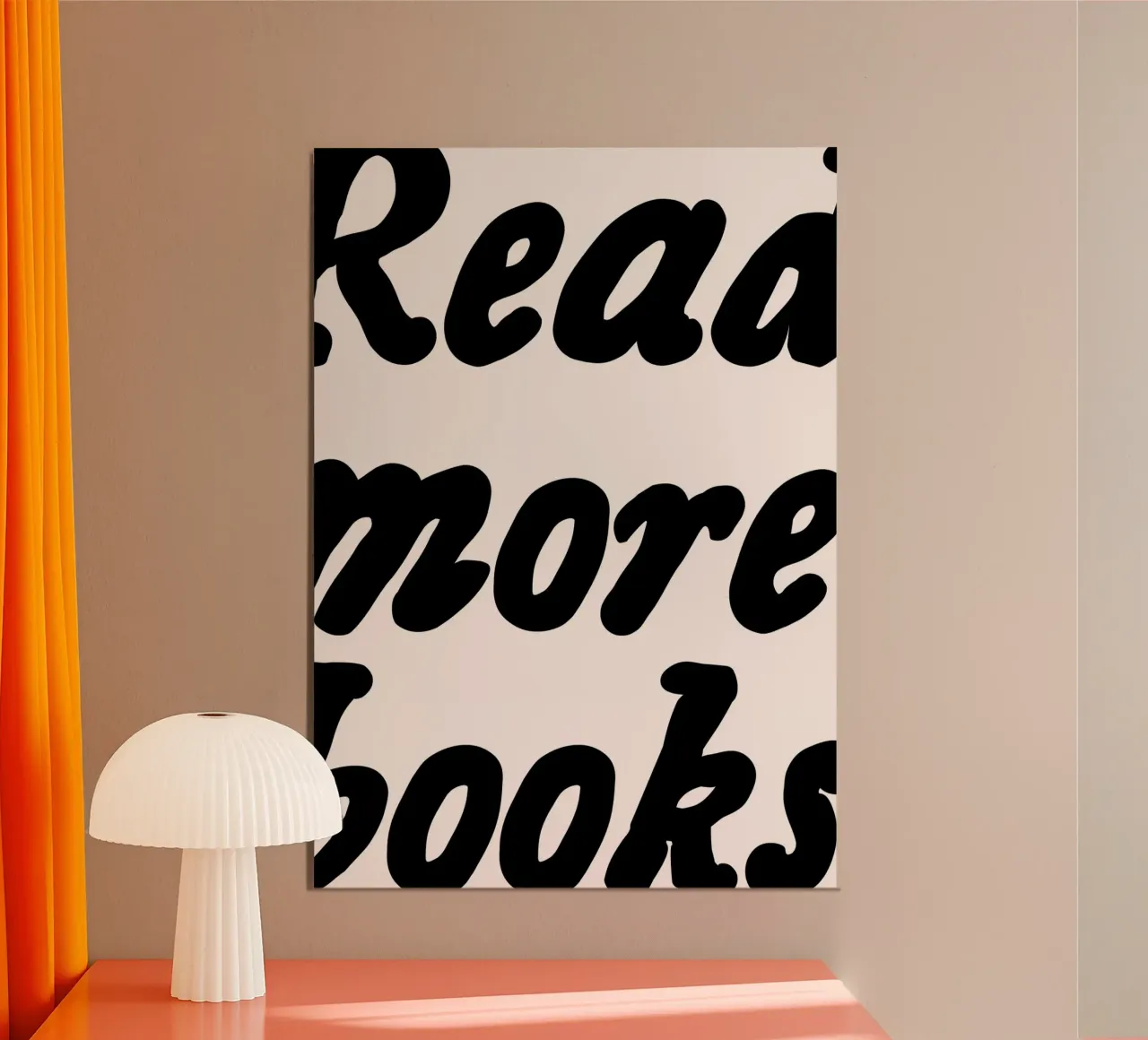 Leer más Libros Retro Typography Art Print poster de vintagepod