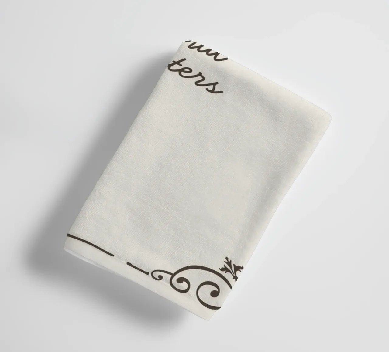 Crying Over Fictional Characters Funny Literary Print towel by vintagepod
