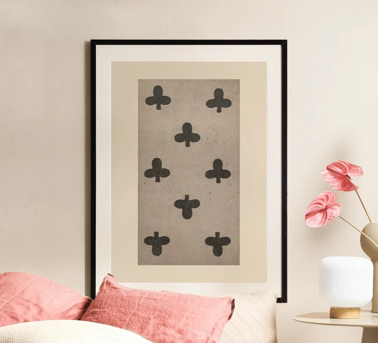 Sette di Fiori Stampa d'arte dei tarocchi d'epoca poster da vintagepod