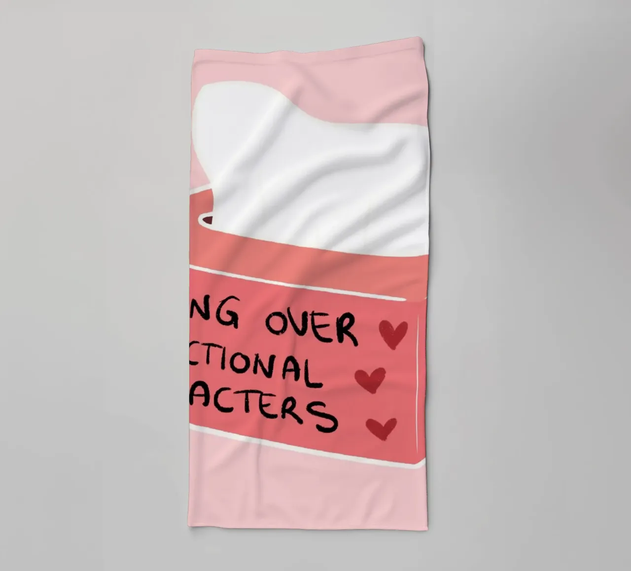 Crying Over Fictional Characters Poster - Witty Art towel by vintagepod