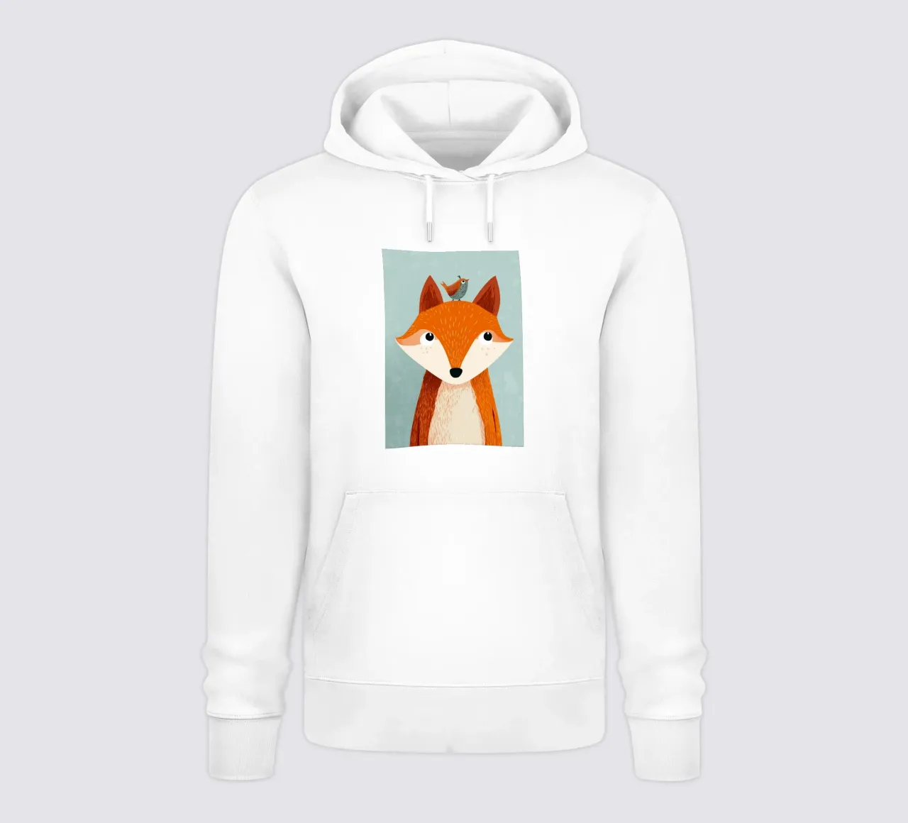 Fox and Songbird felpa con cappuccio da Kiara