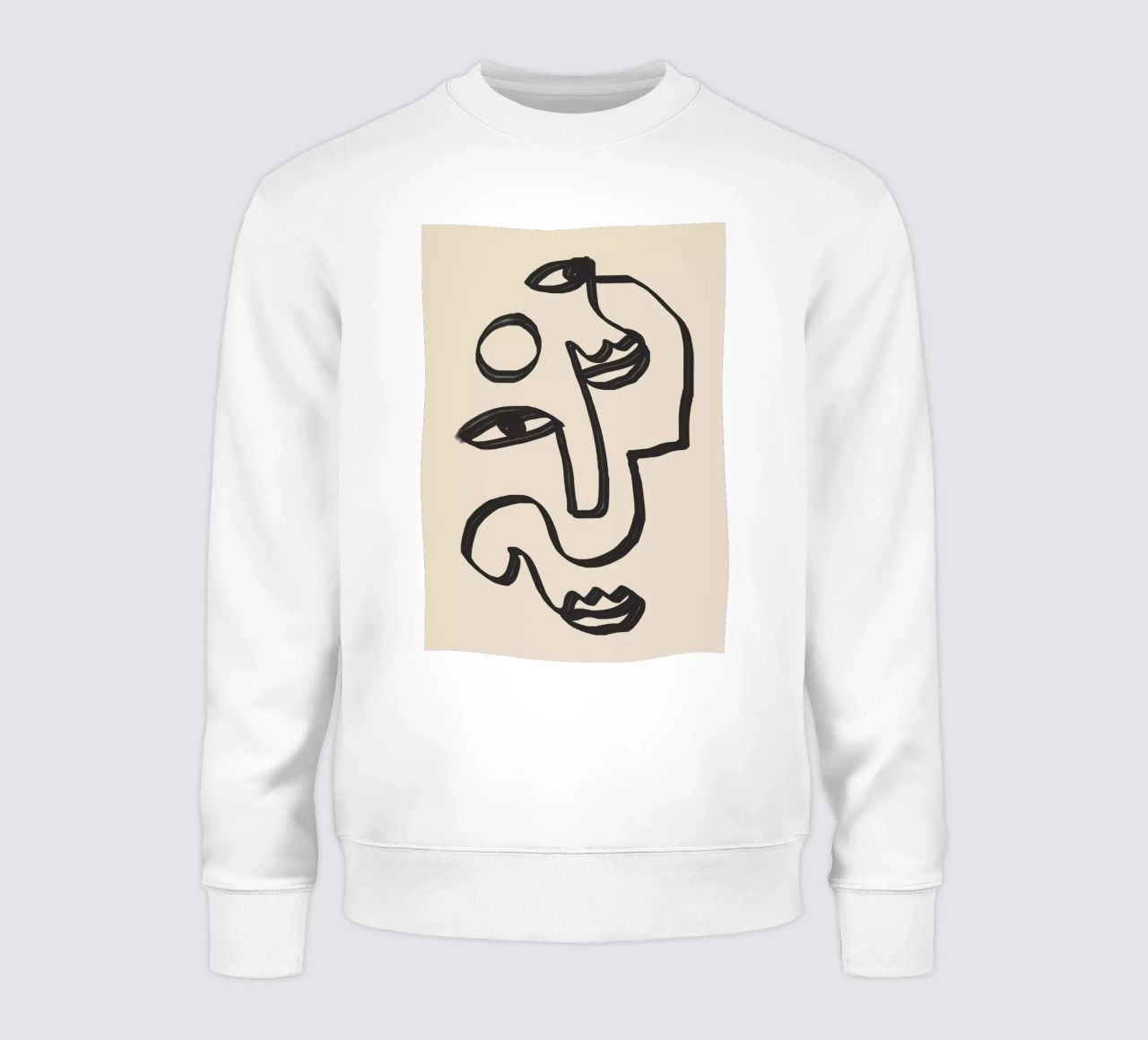 Arte astratta minimale 37 felpa da ThingDesign