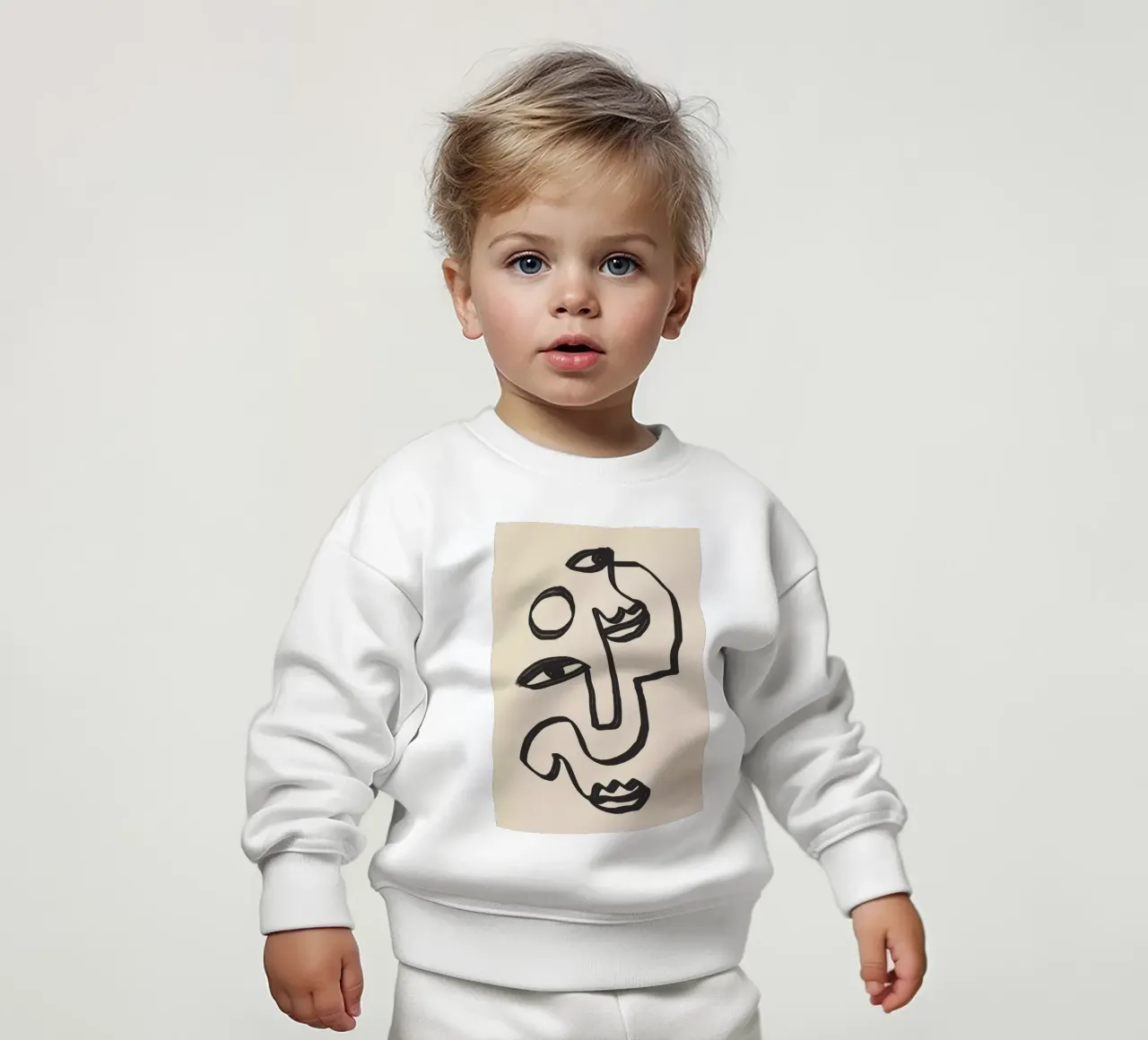Arte astratta minimale 37 felpa neonato da ThingDesign