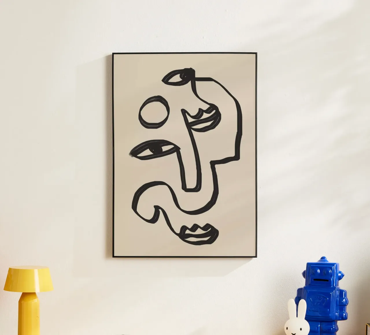 Minimale abstrakte Kunst 37 Forex-Platte von ThingDesign