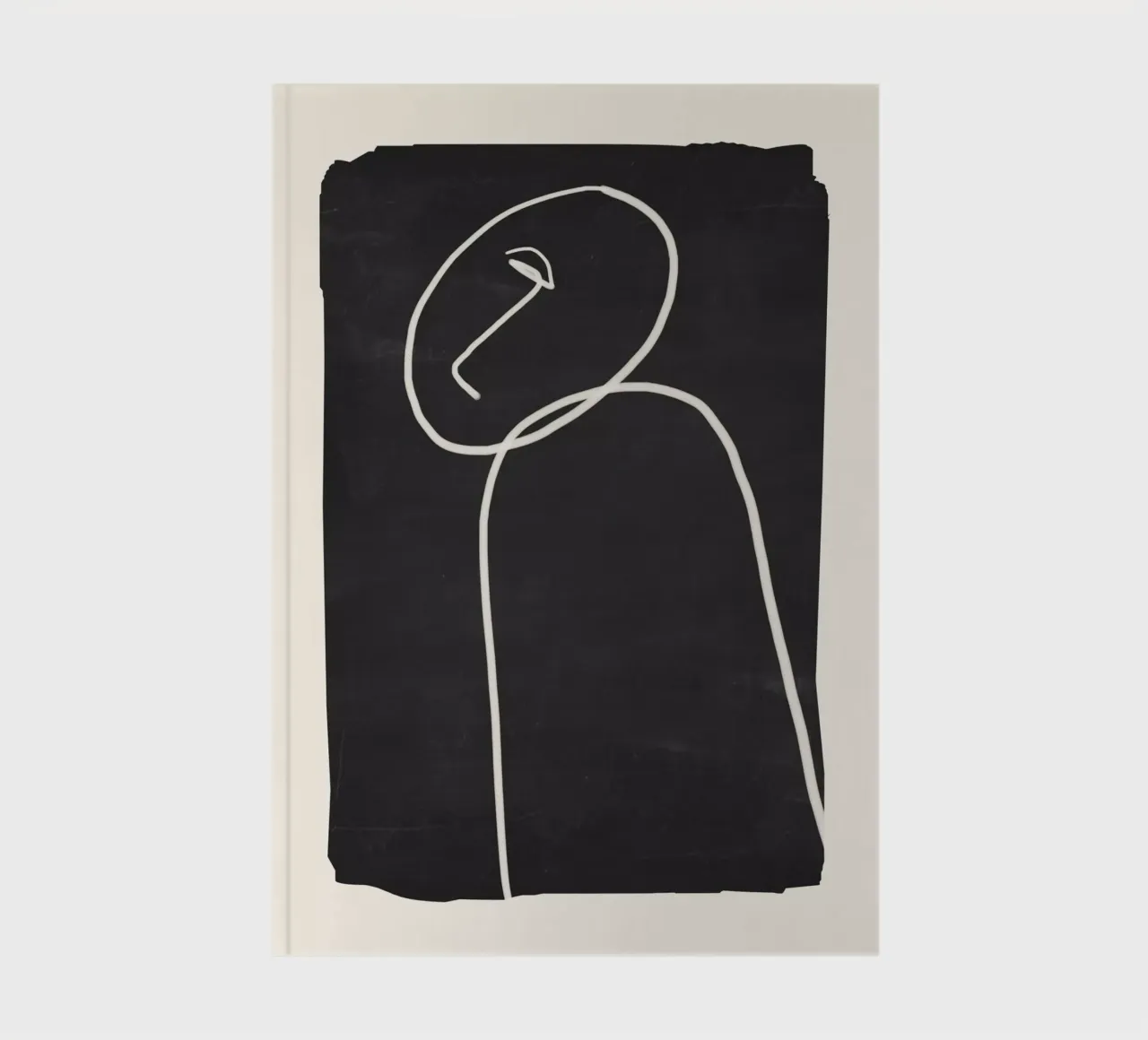 Minimal Abstract Art 38 notebook by ThingDesign