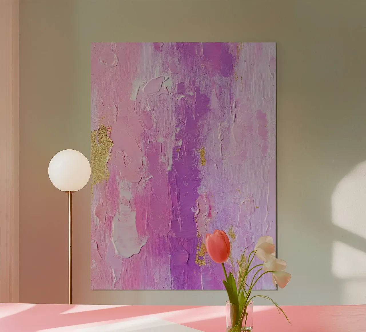Schizzi di vernice Pennellate di pittura Lilla 10 poster da Yaso Design Paint
