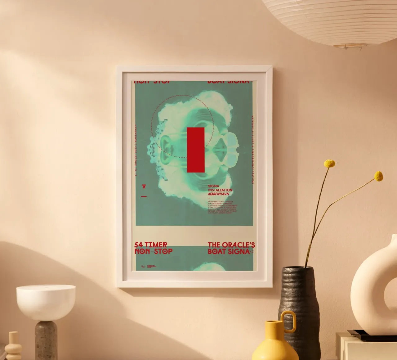 Metropolis3 poster con telaio in alluminio da Andreas Jarner