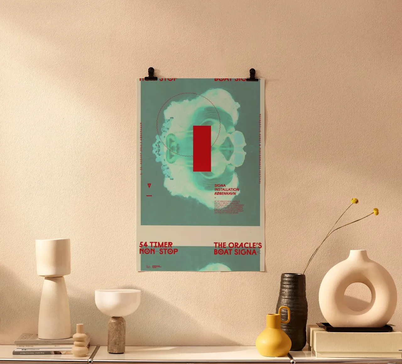 Metropolis3 poster con telaio in alluminio da Andreas Jarner