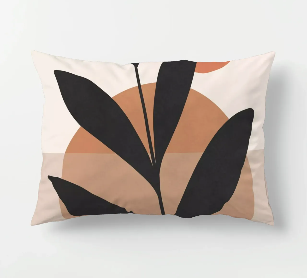 Abstract Minimal -Plant 7 decorative cushion by ThingDesign