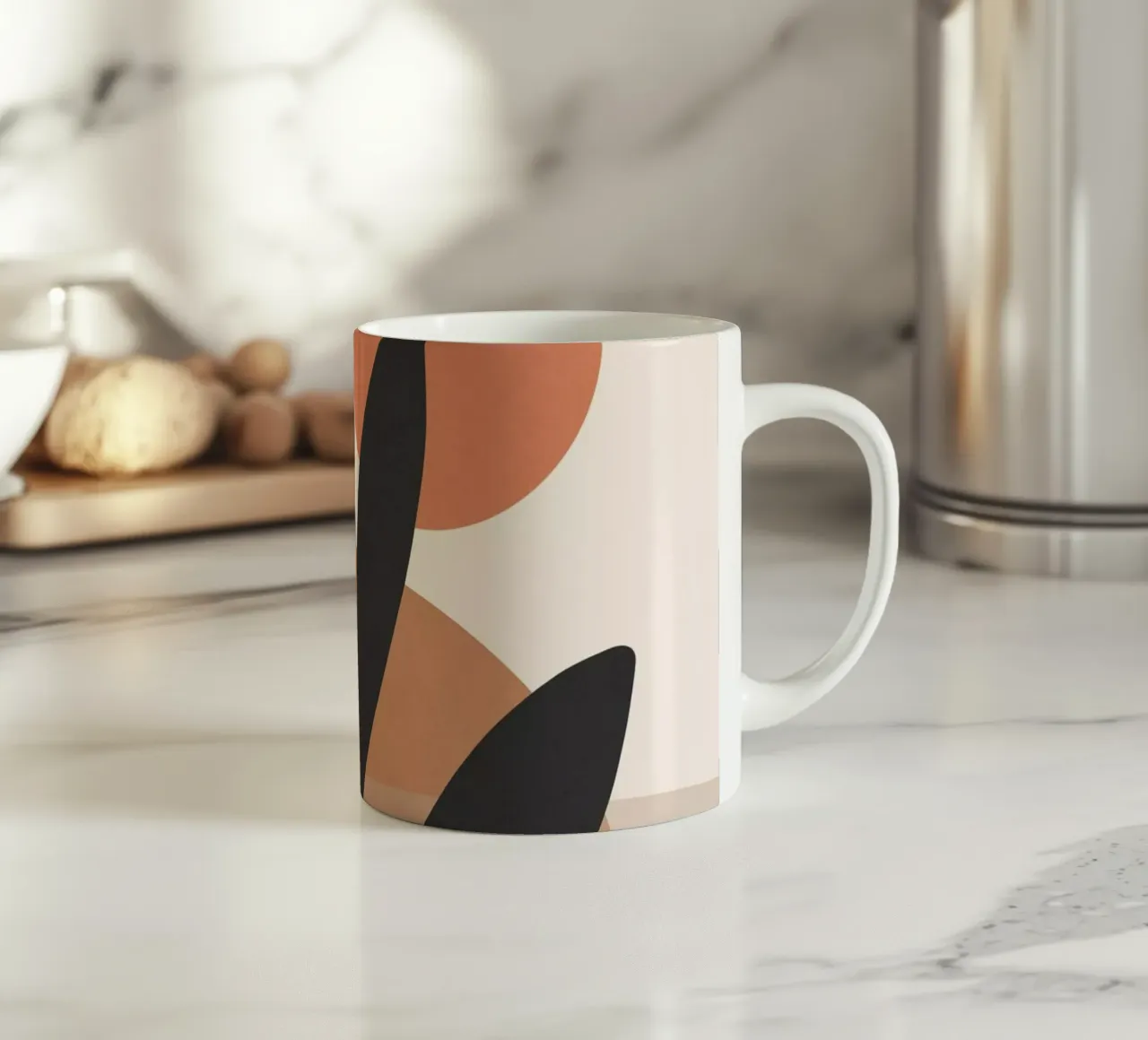 Astratto minimale -Pianta 7 tazza in ceramica da ThingDesign