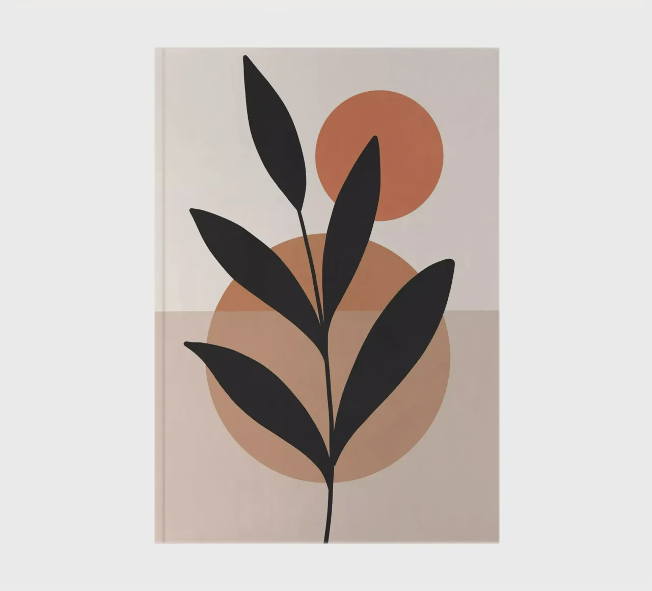 Abstract Minimal -Plant 7 notebook by ThingDesign