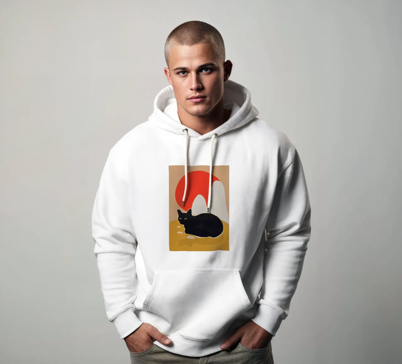 Gatto felpa con cappuccio da ThingDesign