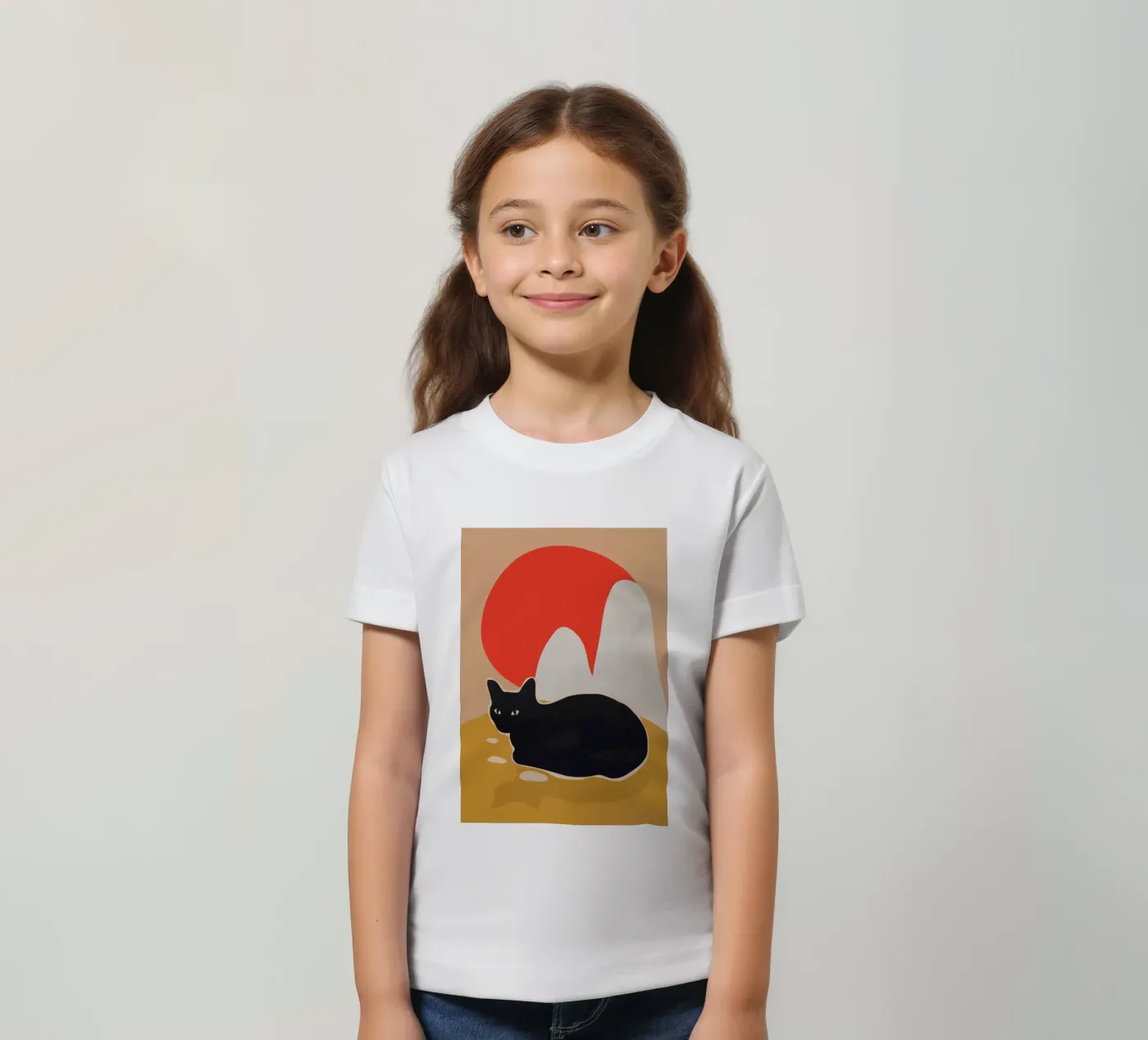 Kat kinder t-shirt van ThingDesign