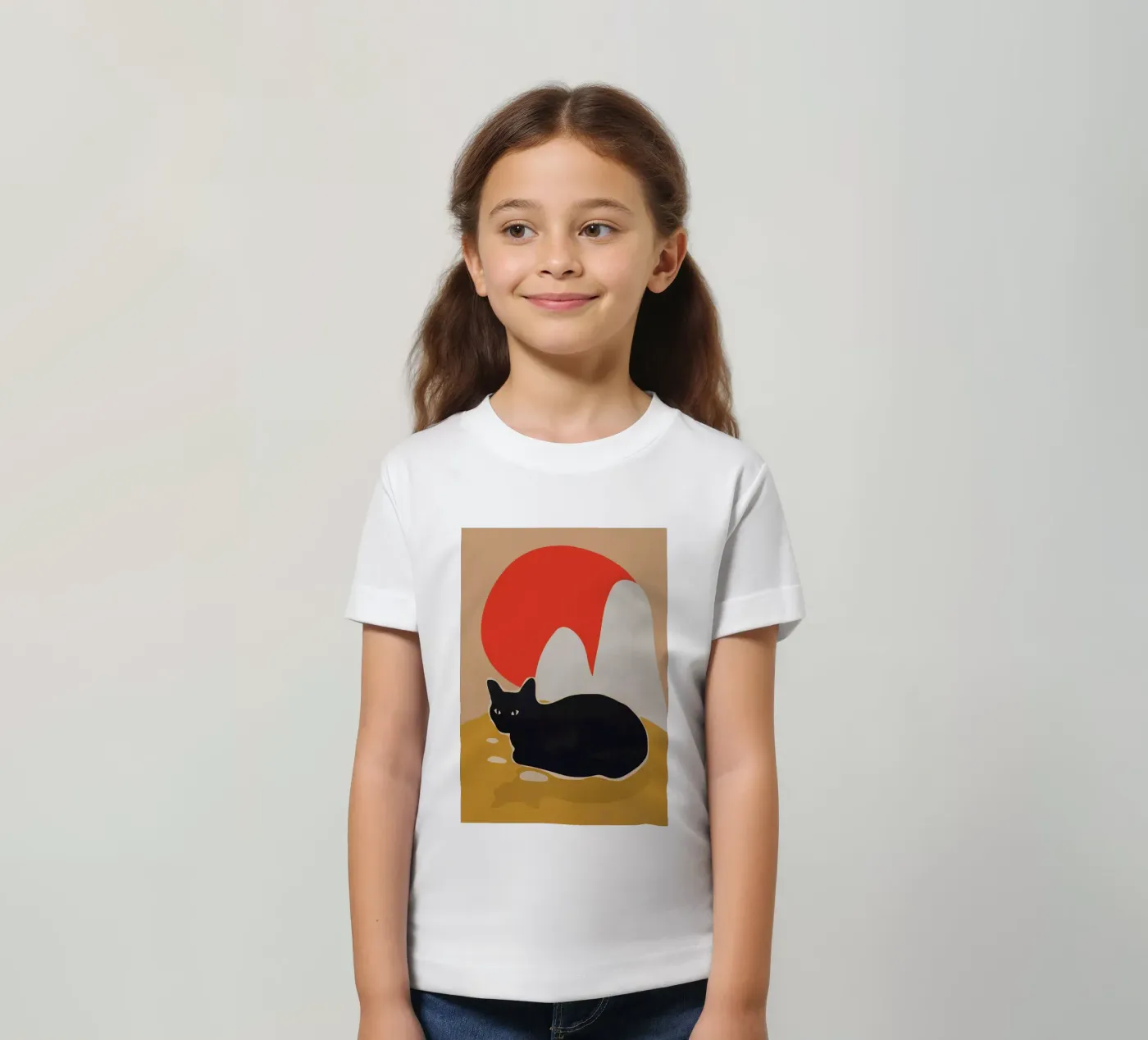 Kat kinder t-shirt van ThingDesign