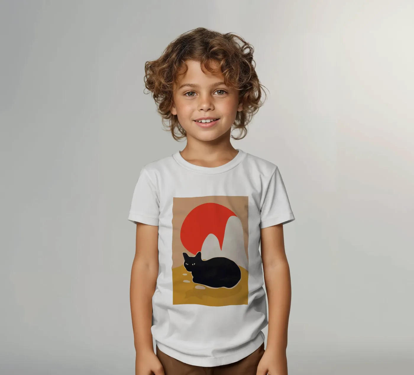 Kat kinder t-shirt van ThingDesign