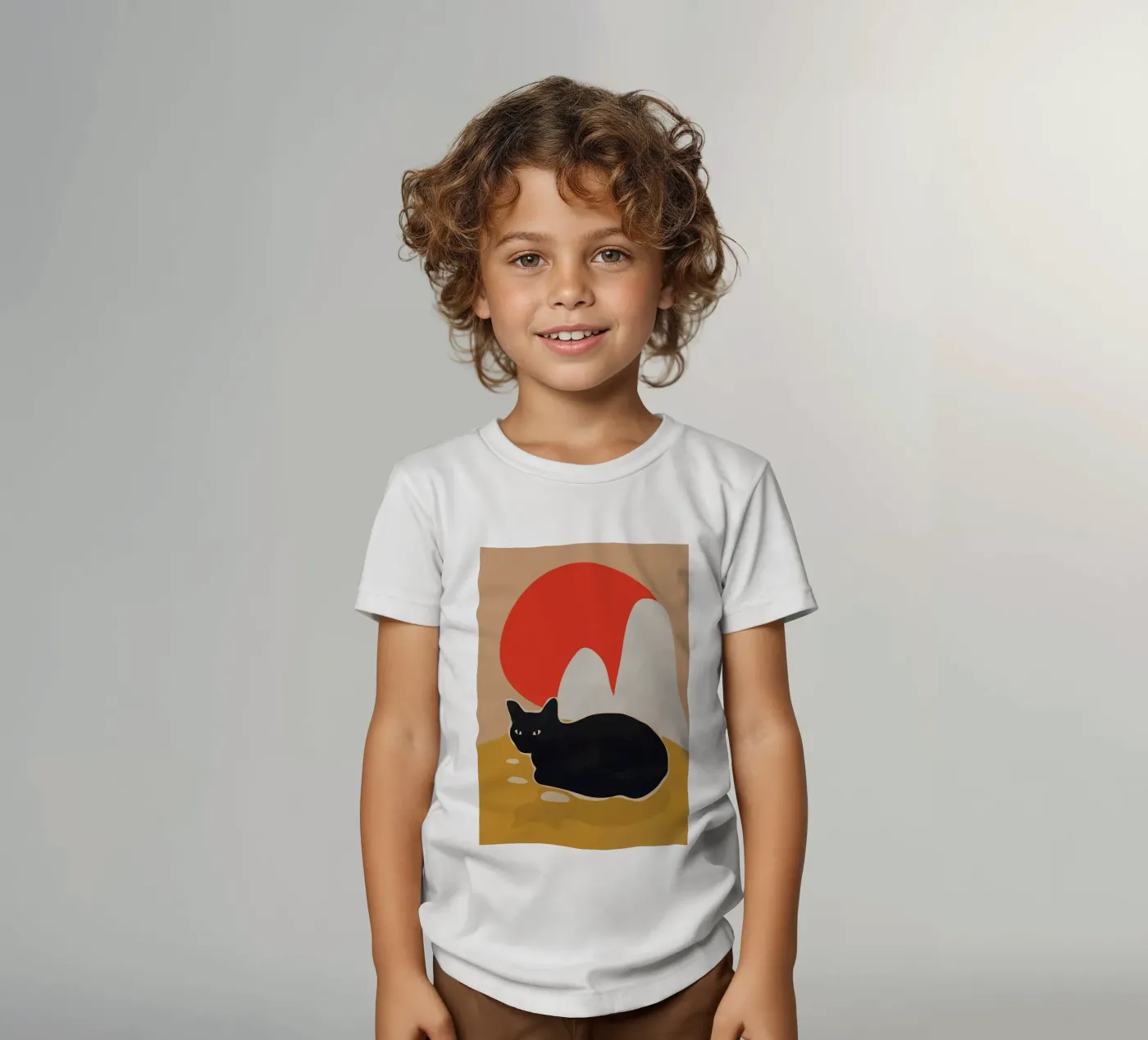 Kat kinder t-shirt van ThingDesign
