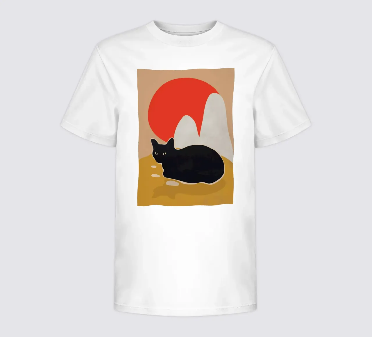 Katze Kinder T-Shirt von ThingDesign