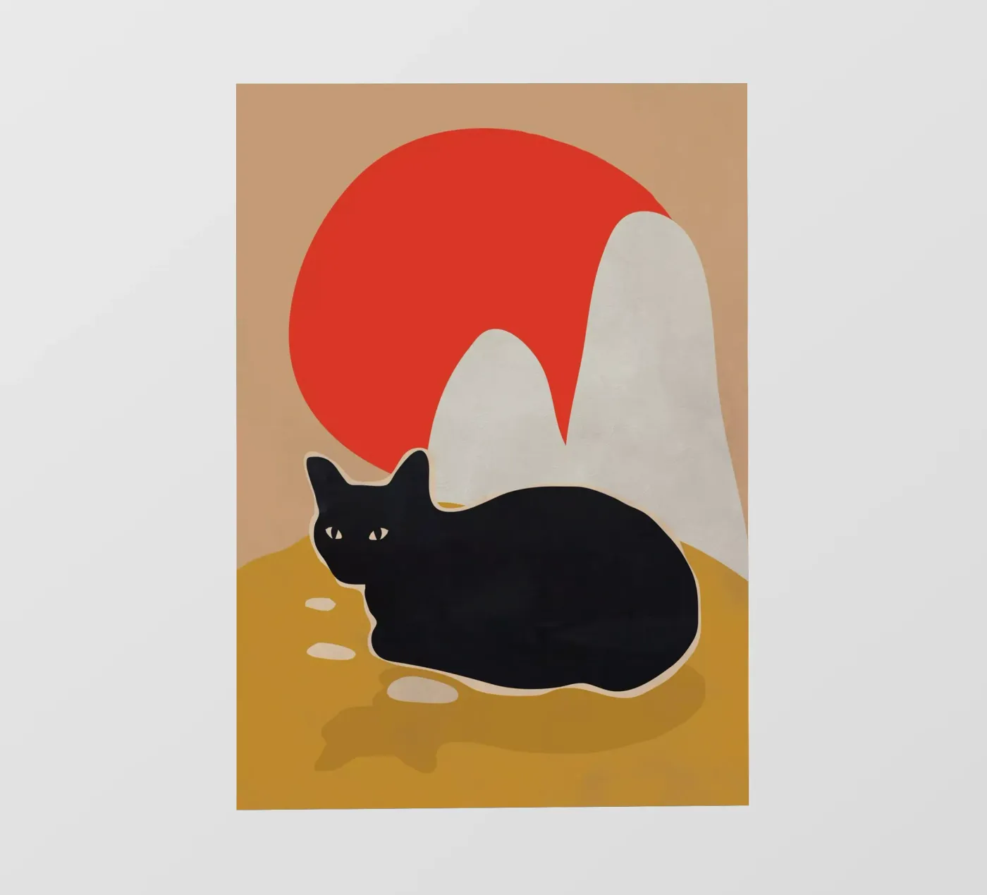 Cat fotobehang van ThingDesign