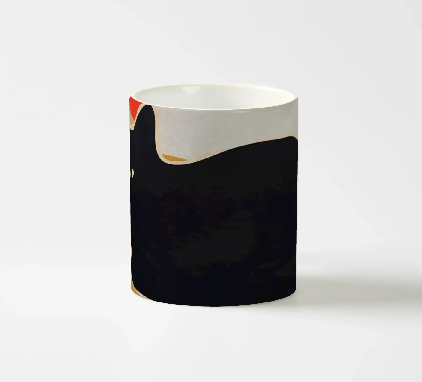 Cat ceramic mug by ThingDesign