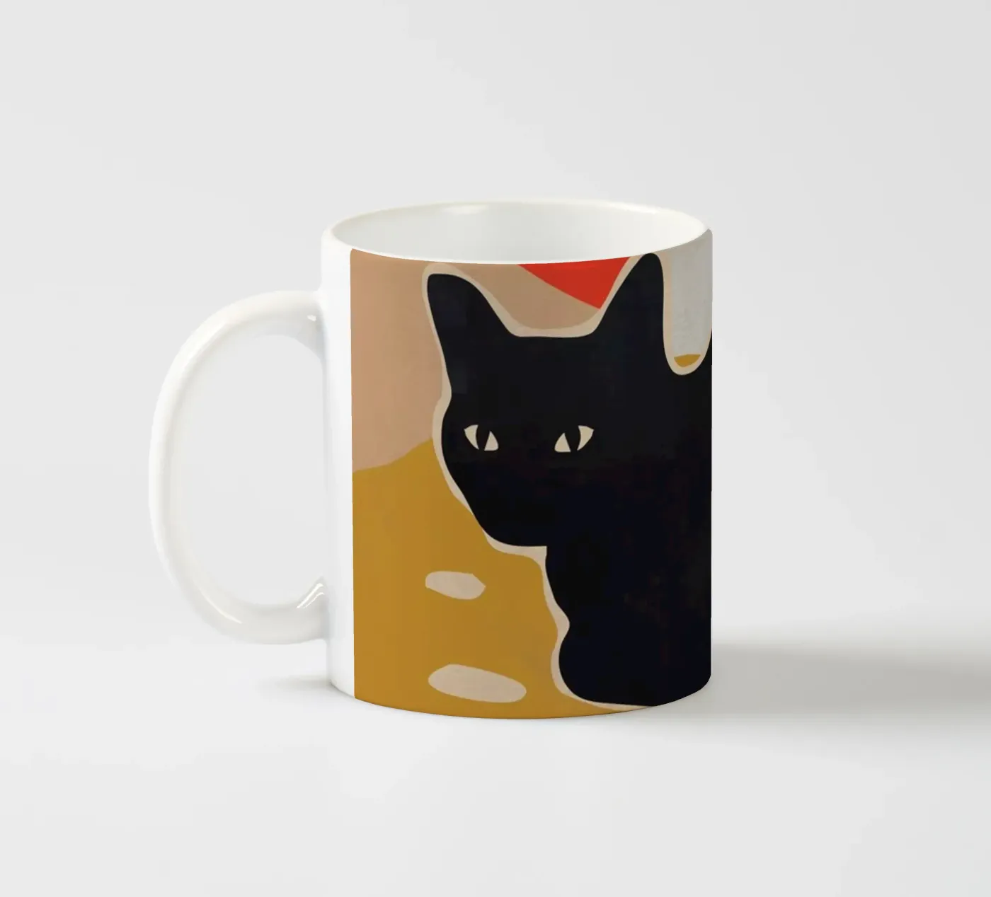 Cat ceramic mug by ThingDesign