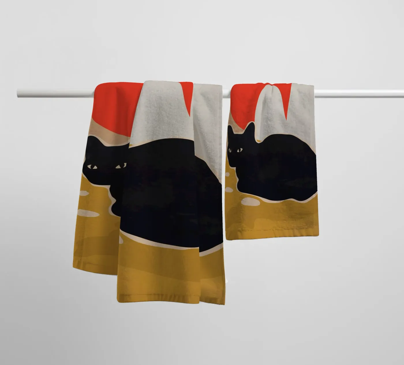 Cat towel by ThingDesign
