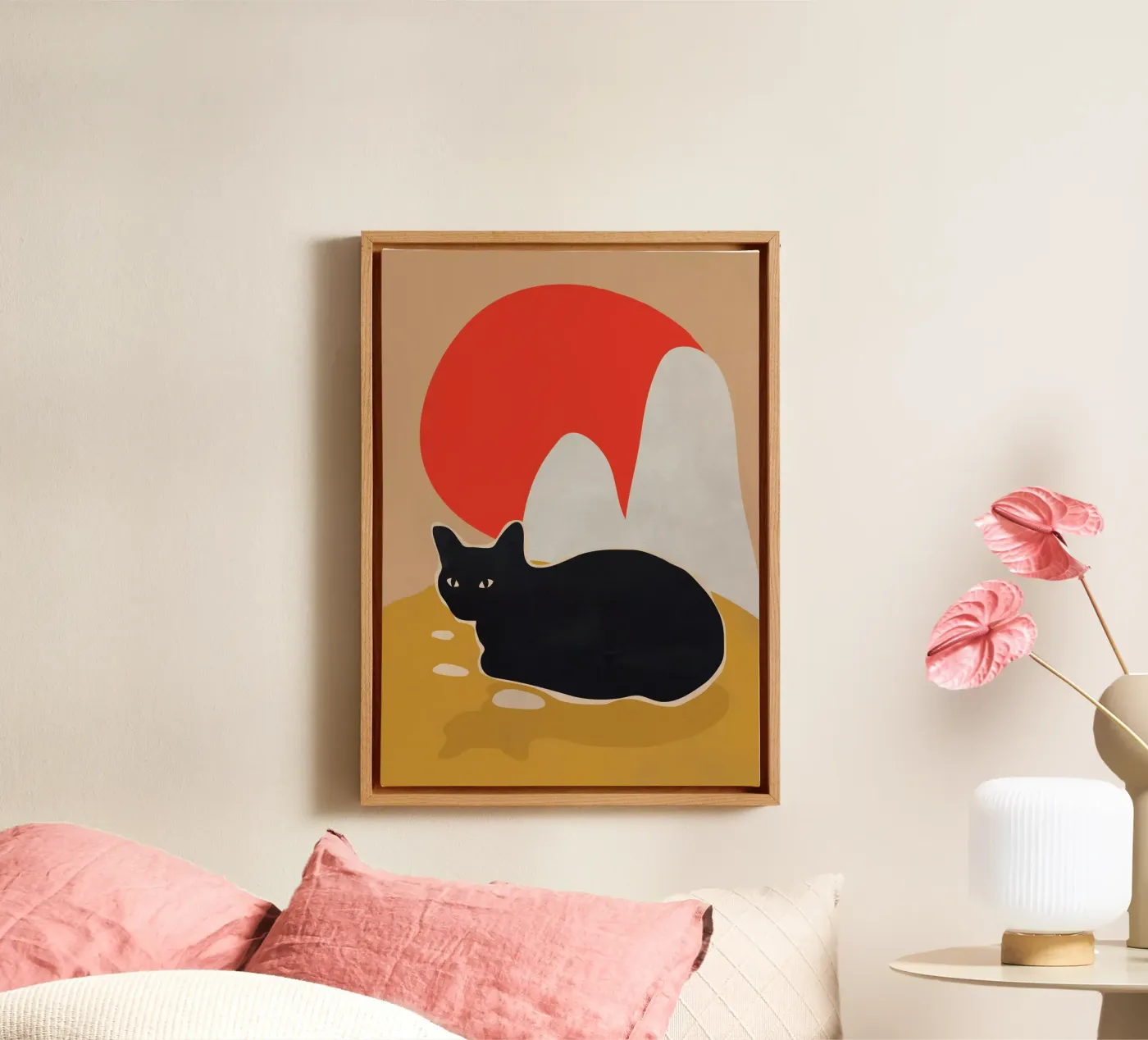 Cat canvas by ThingDesign