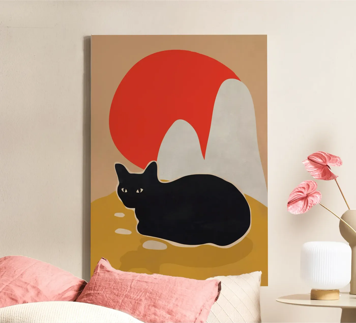 Kat canvas van ThingDesign