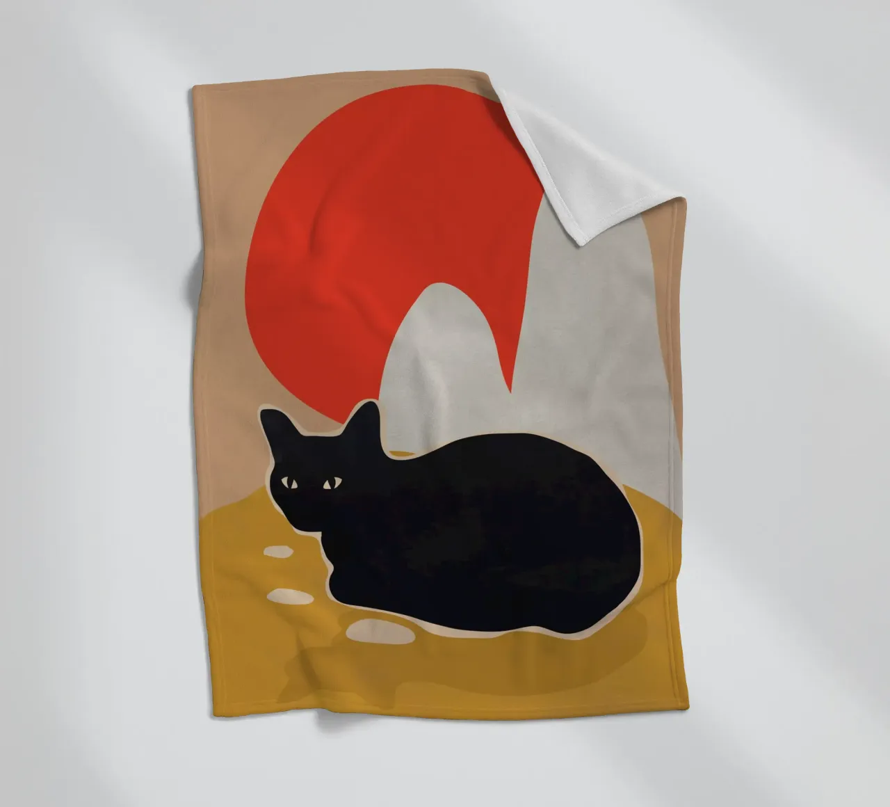 Katze Fleecedecke von ThingDesign