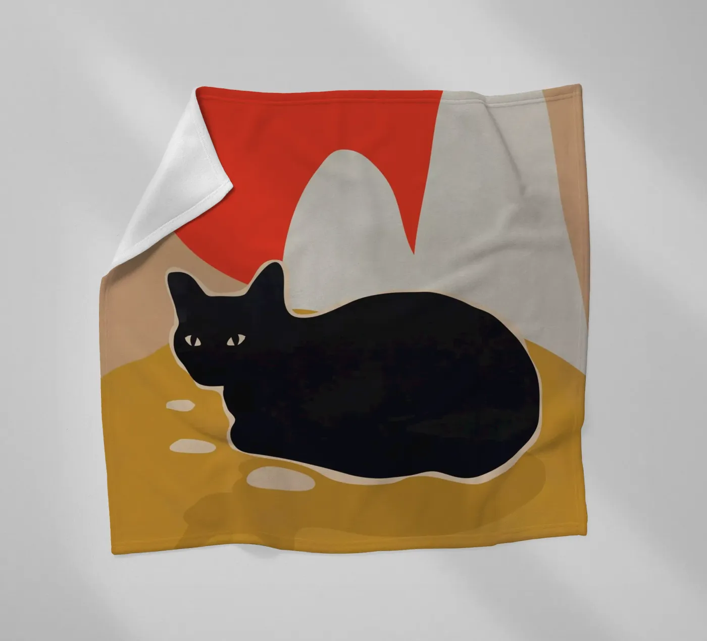 Kat fleecedeken van ThingDesign