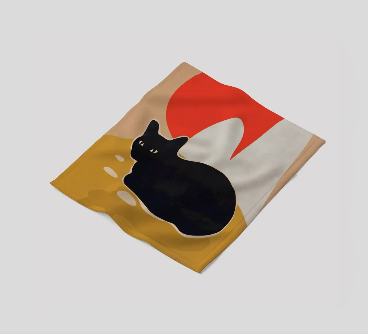 Kat fleecedeken van ThingDesign