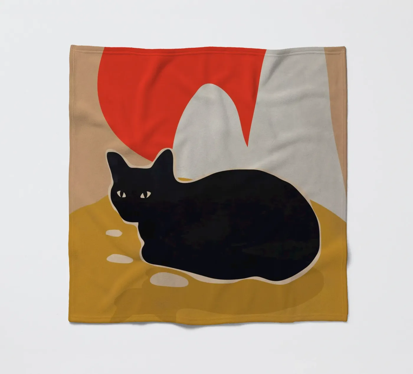 Kat fleecedeken van ThingDesign