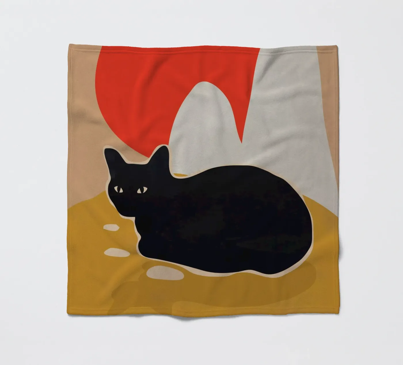 Kat fleecedeken van ThingDesign