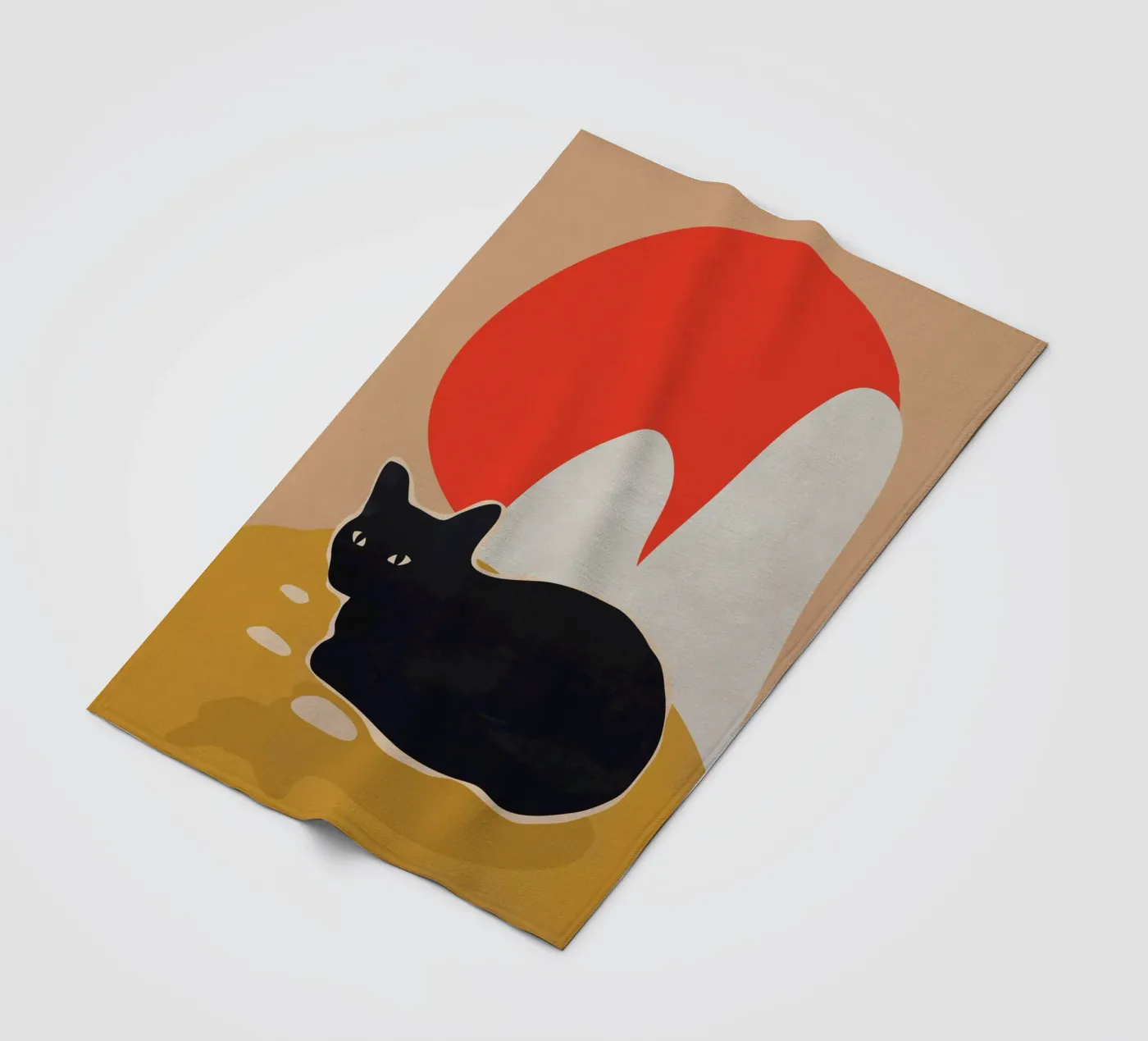 Kat fleecedeken van ThingDesign