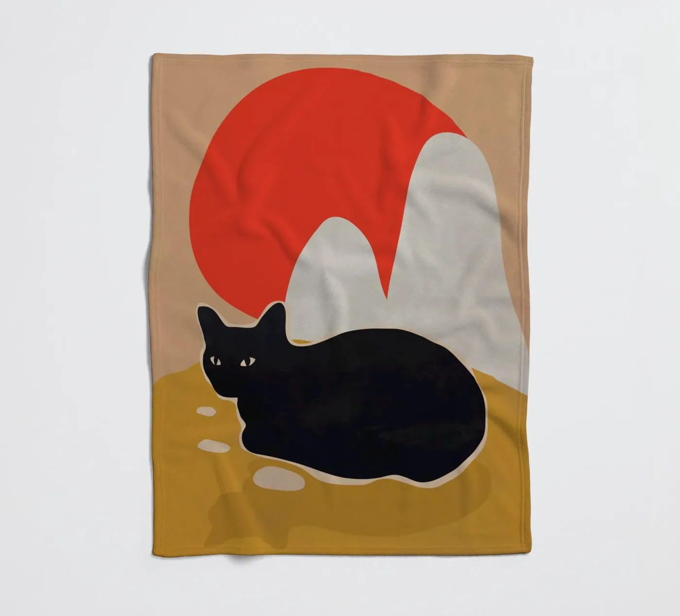 Kat fleecedeken van ThingDesign