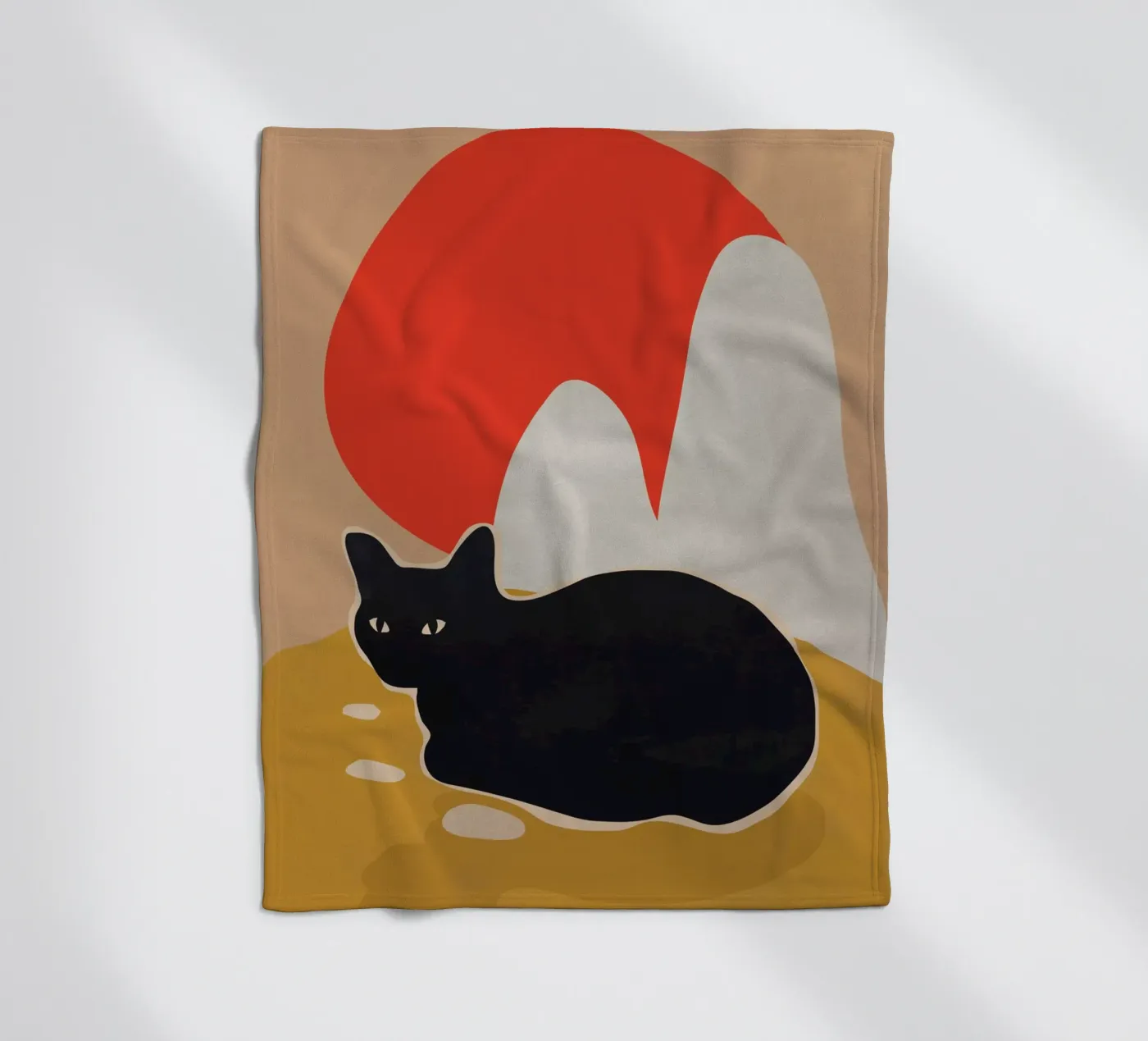 Kat fleecedeken van ThingDesign