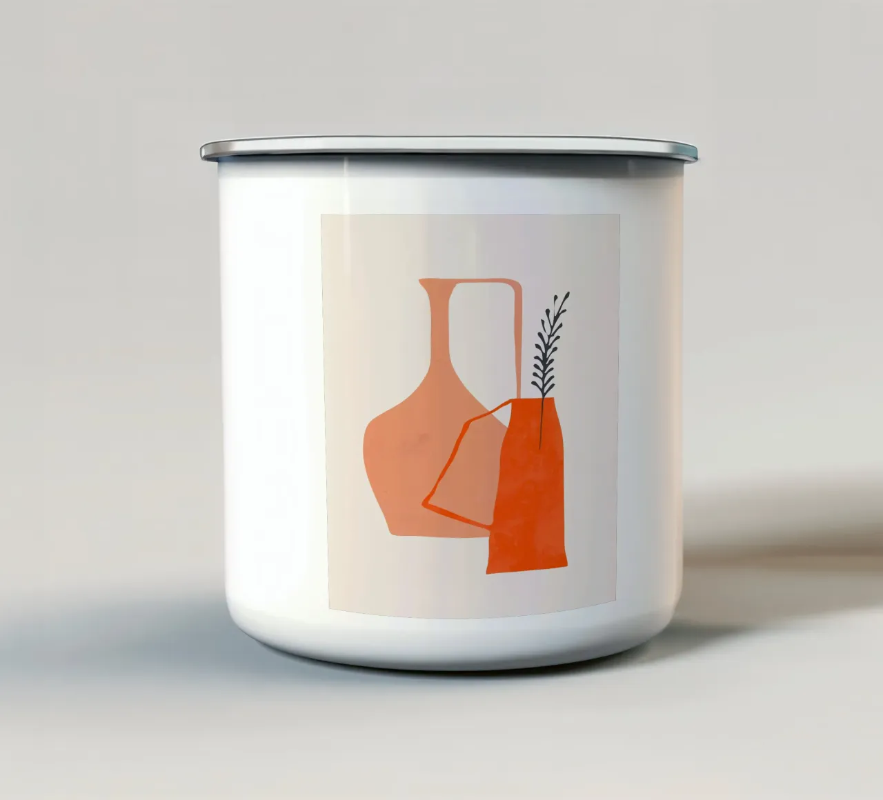 Vasi 3 tazza in smalto da ThingDesign