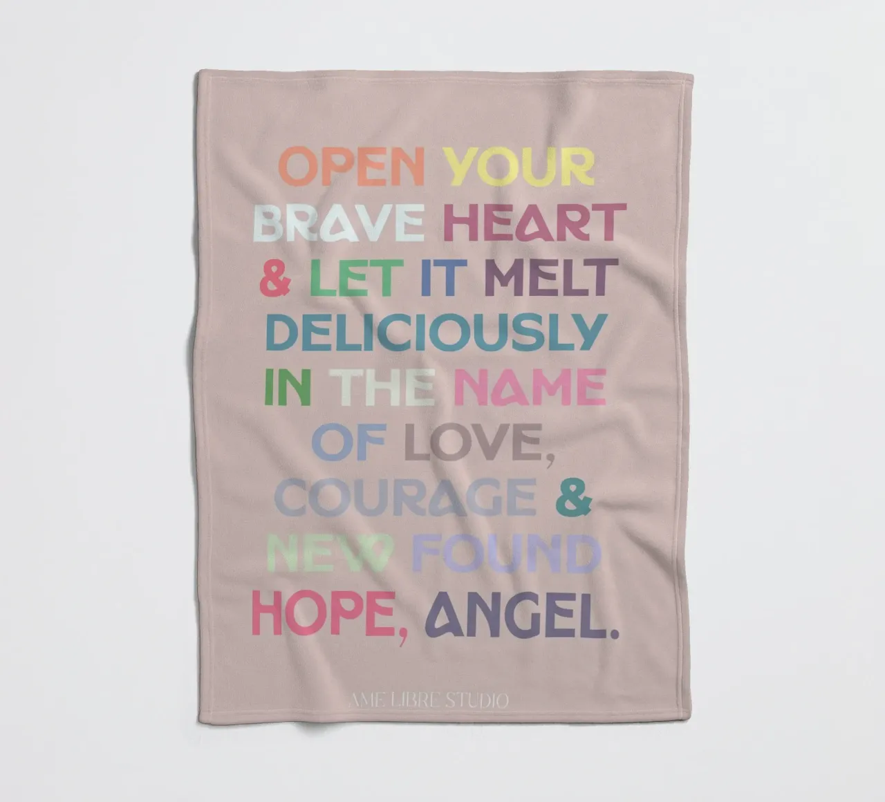 🌸 Fleecedecke von MENTHE SAUVAGE