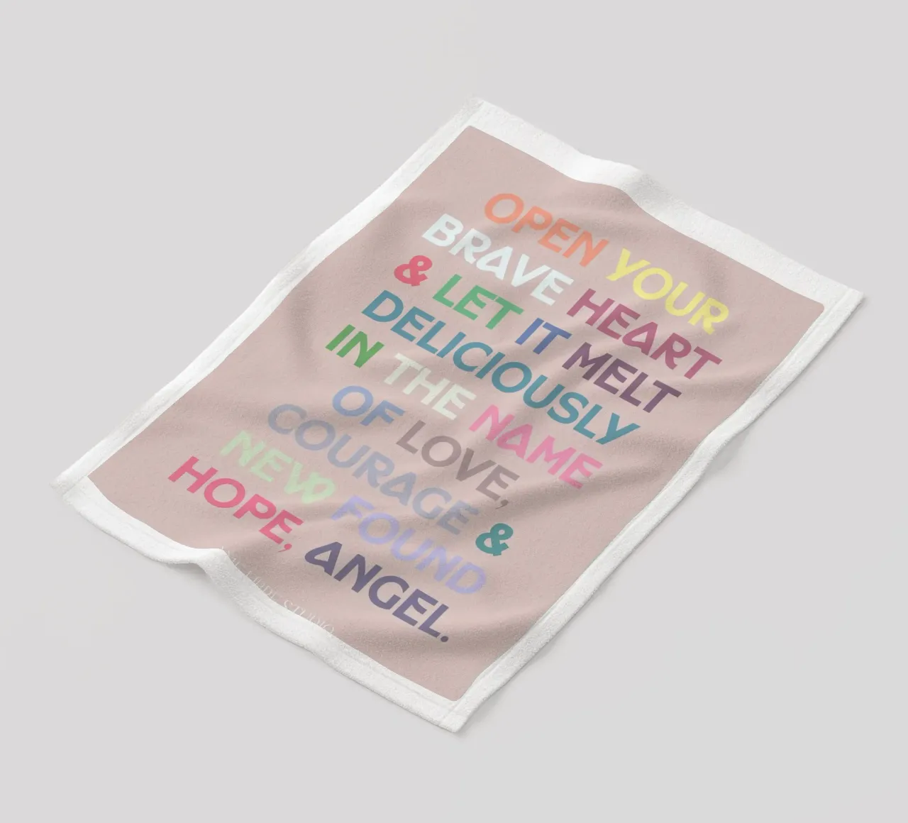 🌸 Fleecedecke von MENTHE SAUVAGE