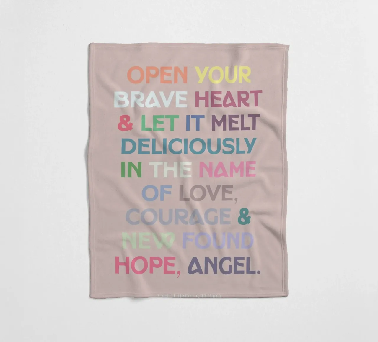 🌸 Fleecedecke von MENTHE SAUVAGE