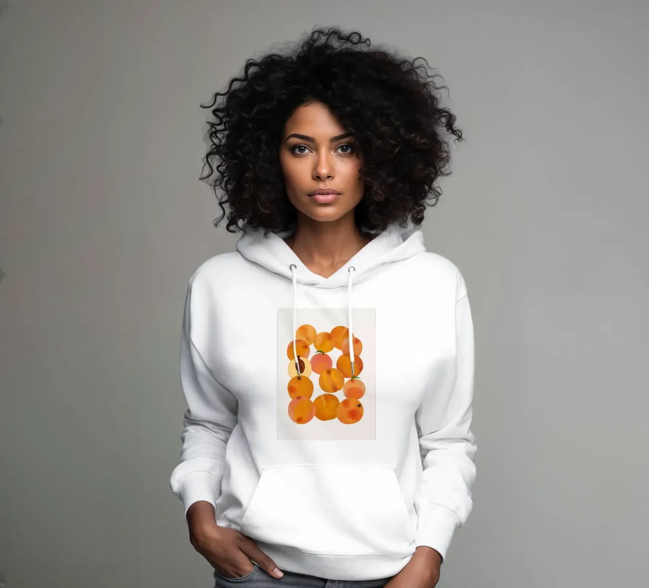 Pfirsiche Hoodie von Asha Designs