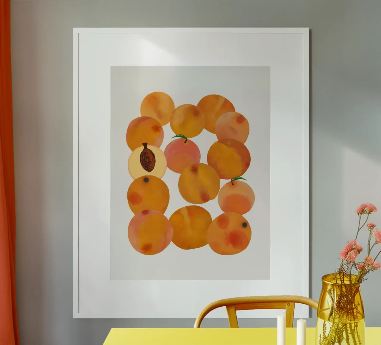 Pfirsiche Hahnemühle von Asha Designs