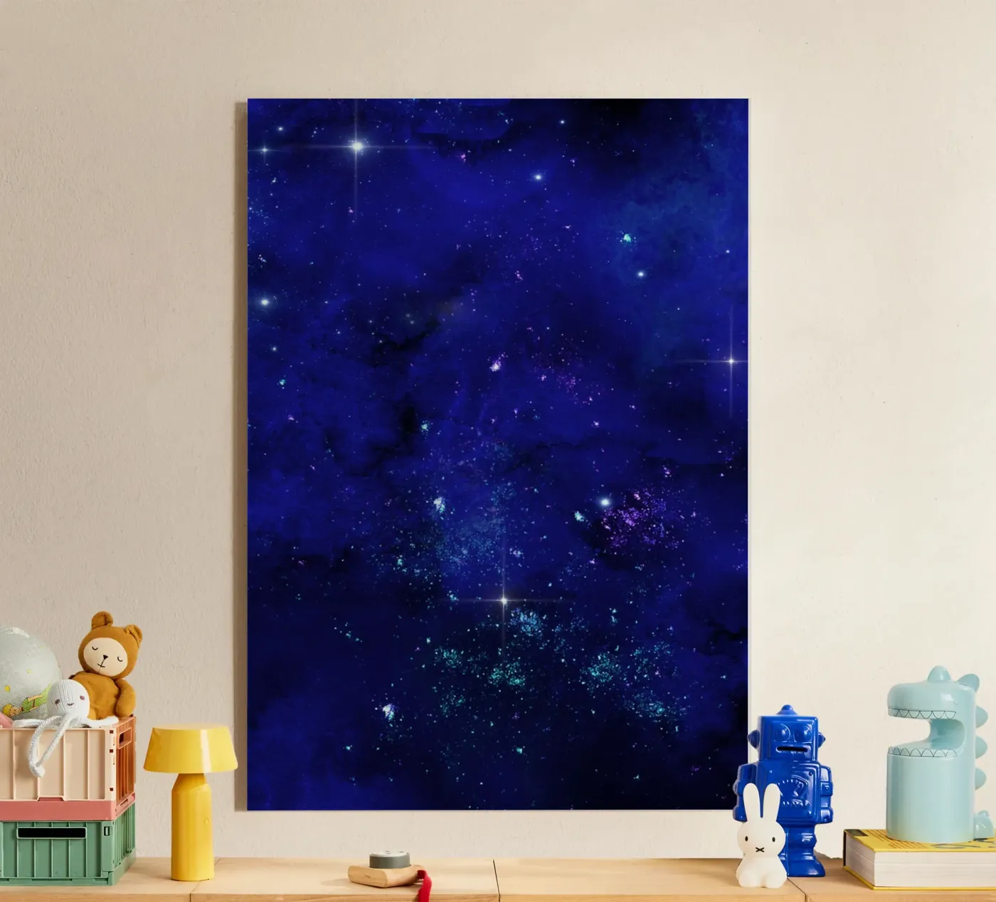 Donkere hemel 4 acryl van Yaso Design & Art