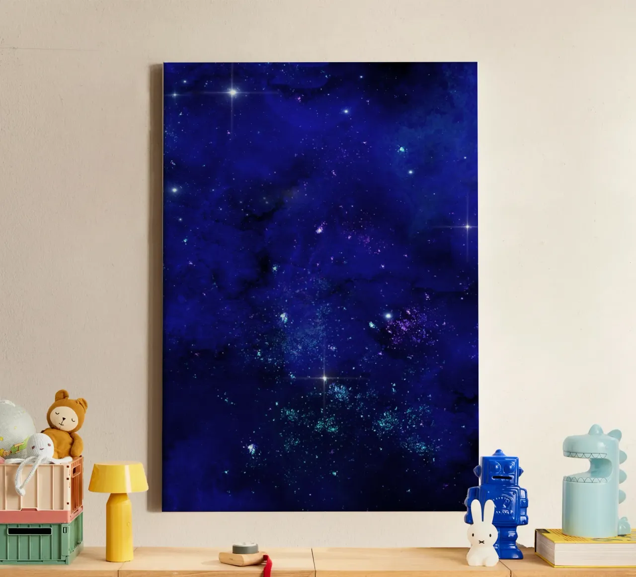 Cielo scuro 4 tela da Yaso Design & Art