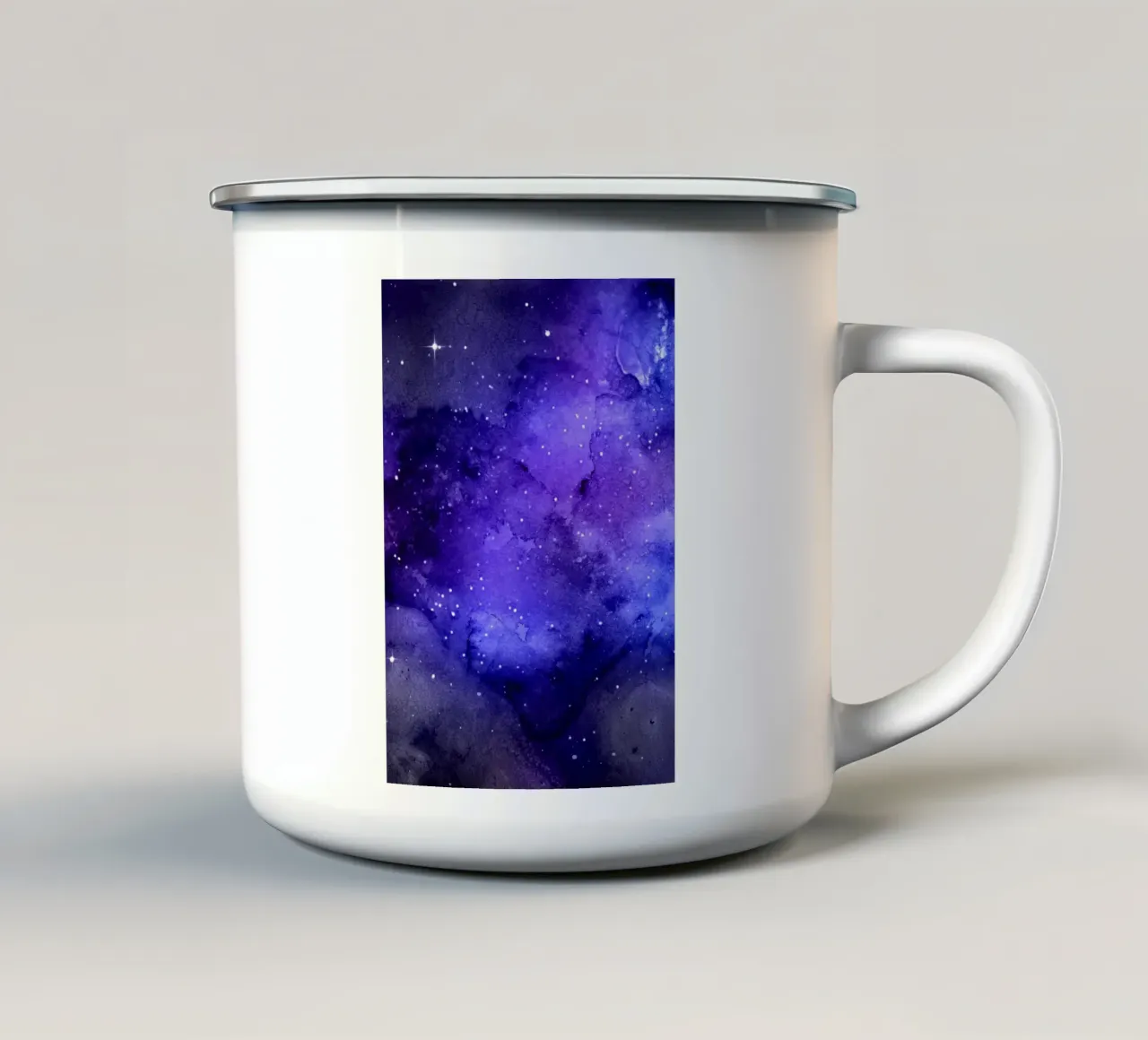 Cielo scuro 6 tazza in smalto da Yaso Design & Art