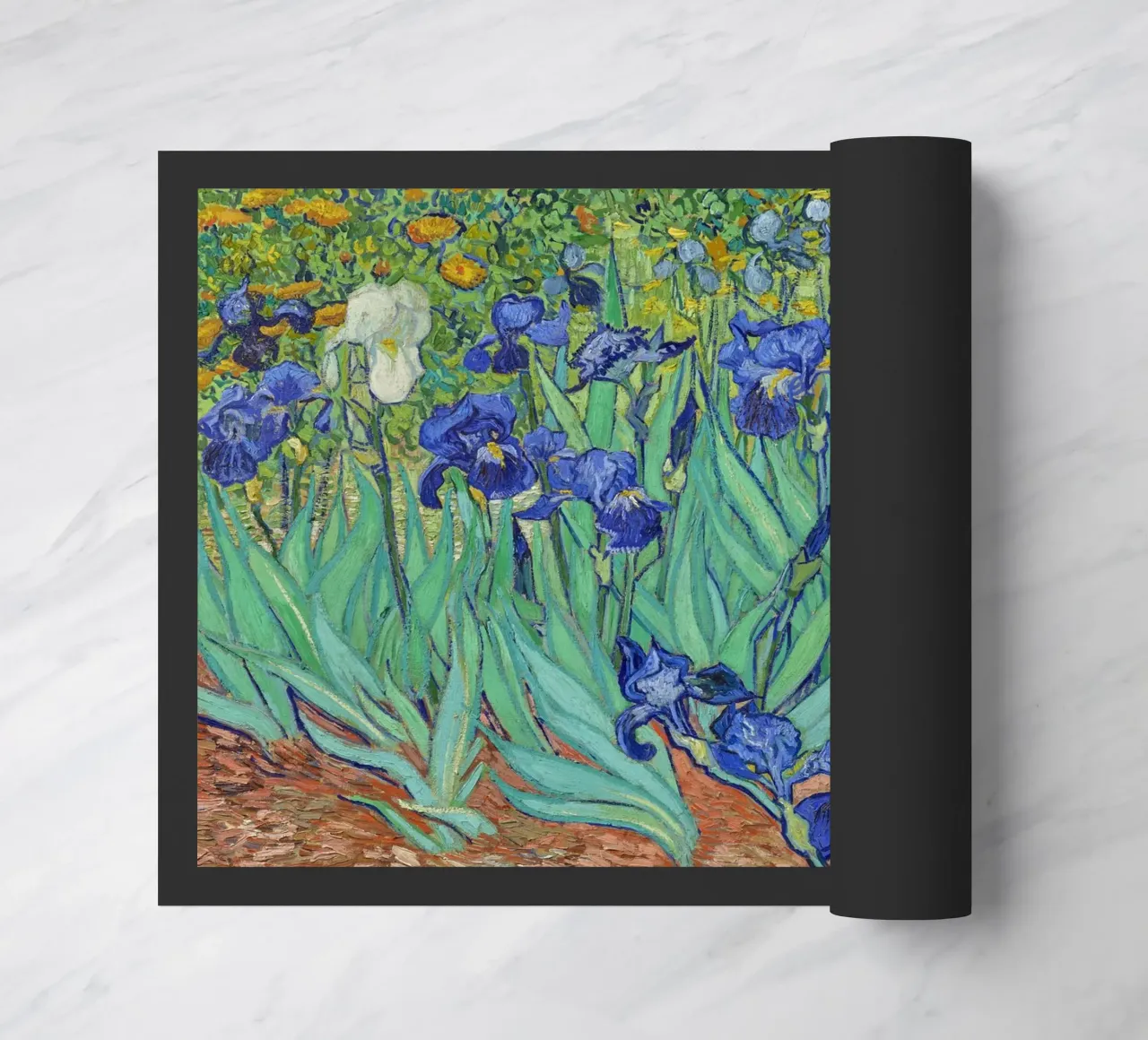 Iris (1889) di Vincent van Gogh zerbino da Mostly Pink