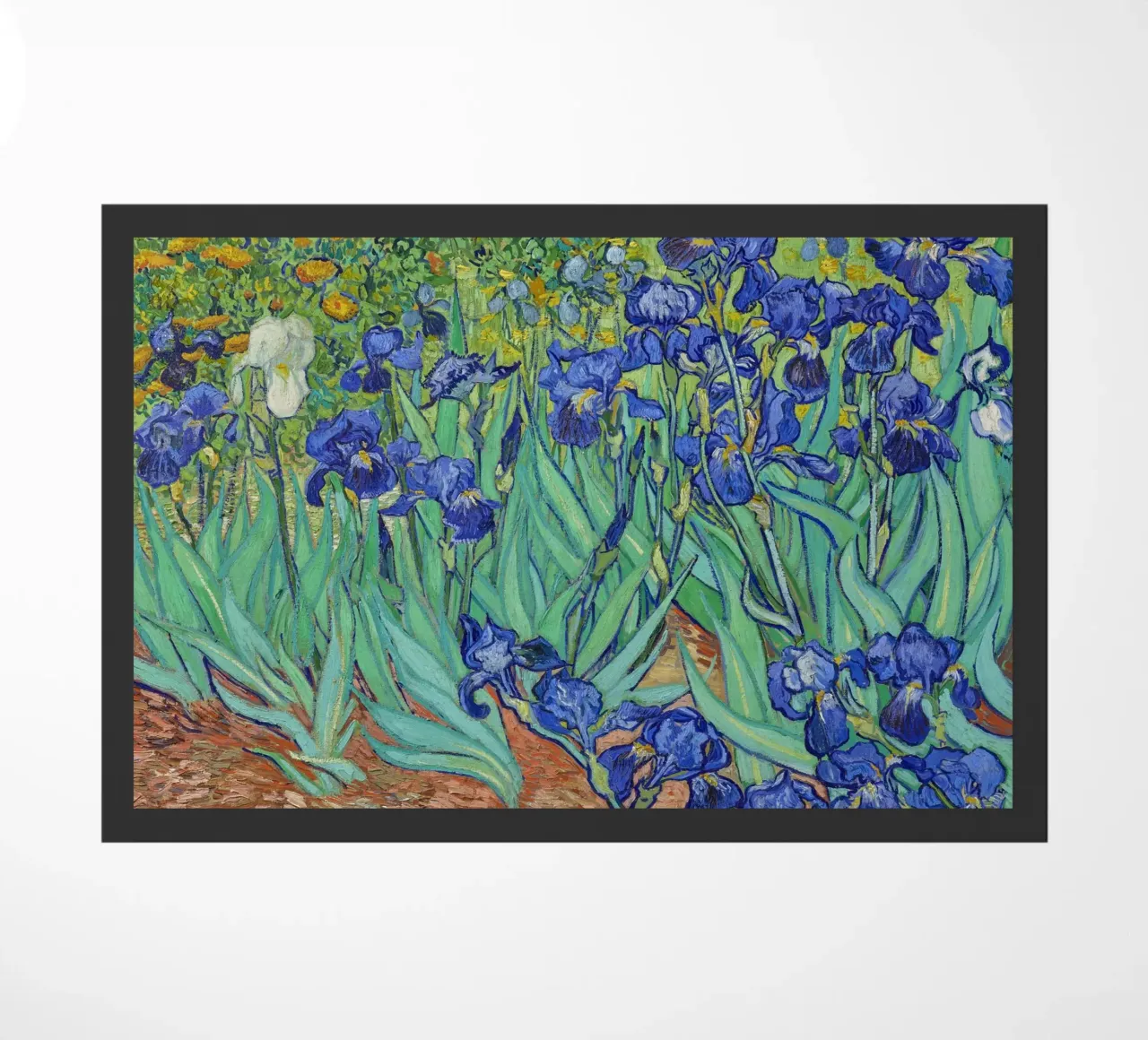 Iris (1889) di Vincent van Gogh zerbino da Mostly Pink