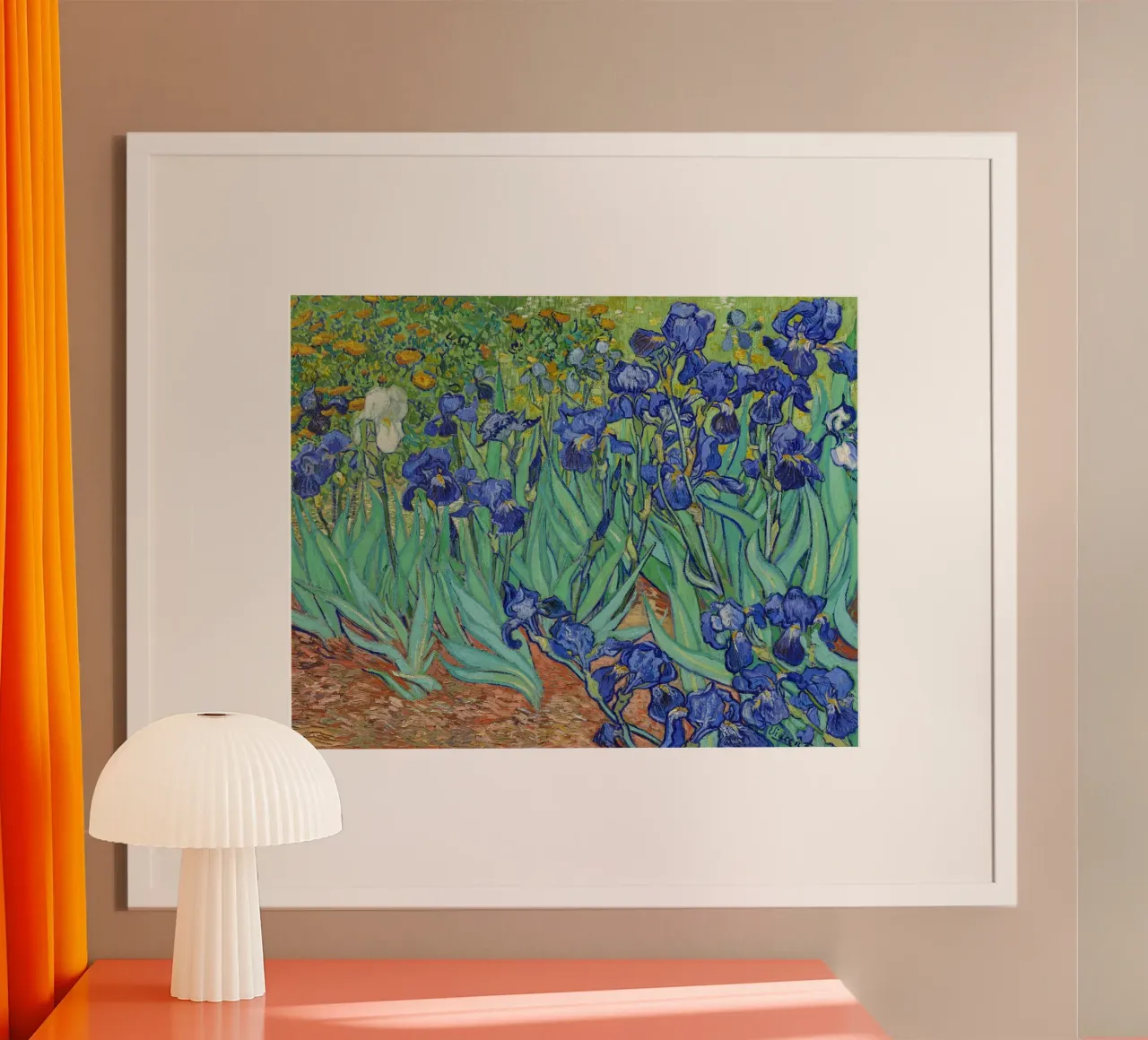Iris (1889) di Vincent van Gogh carta hahnemühle da Chérie Prints