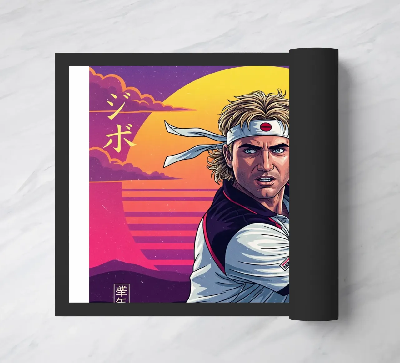 Andre Agassi - Retroarte giapponese #2 zerbino da Lembayung art